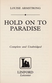 Cover of: Hold on to Paradise