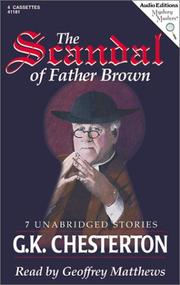 Cover of: The Scandal of Father Brown by 