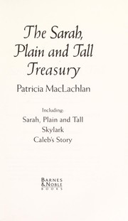 Cover of: The Sarah, plain and tall treasury