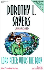 Cover of: Lord Peter Views the Body by Dorothy L. Sayers