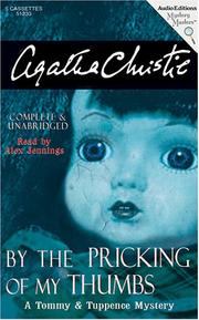 Cover of: By the Pricking of My Thumbs by 