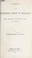 Cover of: A history of the mathematical theory of probability from the time of Pascal to that of Laplace