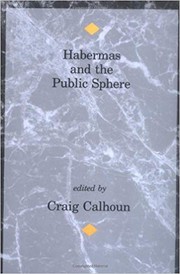 Cover of: Habermas and the public sphere