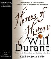 Cover of: Heroes of History by Will Durant