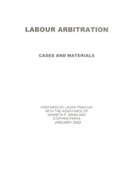 Cover of: Labour arbitration | Laura Trachuk