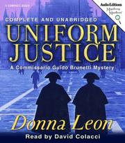 Cover of: Uniform Justice by Donna Leon