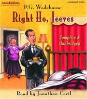 Cover of: Right Ho, Jeeves (Audio Editions) by P. G. Wodehouse