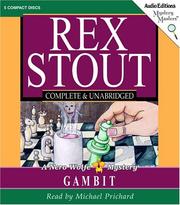 Cover of: Gambit by Rex Stout, Rex Stout