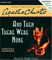 Cover of: And Then There Were None (Mystery Masters) by Agatha Christie