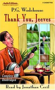 Cover of: Thank You, Jeeves by 