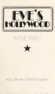 Cover of: Eve's Hollywood by 