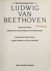 Cover of: Ludwig van Beethoven | Noemi Vicini Marri