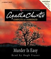 Cover of: Murder Is Easy (Audio Editions Mystery Masters) by Agatha Christie