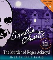 Cover of: The Murder of Roger Ackroyd: A Hercule Poirot Mystery (Mystery Masters: a Hercule Poirot Mystery) by Agatha Christie