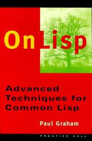 Cover of: On LISP by Paul Graham, Paul Graham