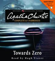 Cover of: Towards Zero (Audio Editions Mystery Masters) by Agatha Christie