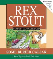 Cover of: Some Buried Caesar by Rex Stout