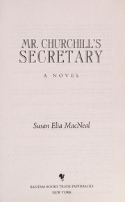 Cover of: Mr. Churchill's secretary: a novel
