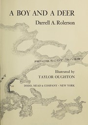 Cover of: A boy and a deer | Darrell A. Rolerson