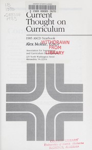 Cover of: Current thought on curriculum | 