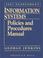 Cover of: Information Systems: Policies and Procedures Manual