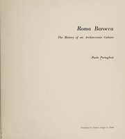 Roma barocca by Paolo Portoghesi