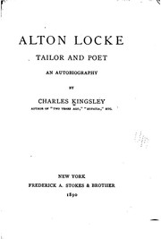 Alton Locke by Charles Kingsley
