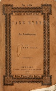Cover of: Jane Eyre. by Charlotte Brontë