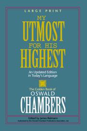 Cover of: My utmost for his highest by Oswald Chambers