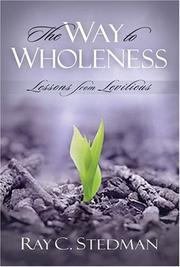 Cover of: WAY TO WHOLENESS, THE