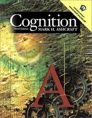 Cover of: Cognition by Mark H. Ashcraft