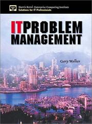 Cover of: IT Problem Management by Gary Walker, Gary S. Walker, Harris Kern