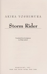 Cover of: Storm rider by Yoshimura, Akira