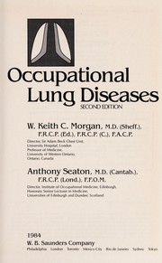 Cover of: Occupational lung diseases | W. Keith C. Morgan