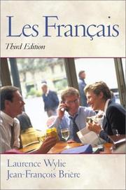 Cover of: Les Francais by Laurence William Wylie, Laurence Wylie, Jean-Francois Briere, Laurence William Wylie