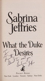 Cover of: What the duke desires | Sabrina Jeffries