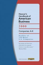 Cover of: Hoover's Handbook of American Business 2000