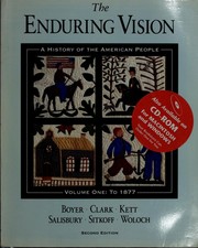Cover of: The Enduring Vision by Paul S. Boyer, Clifford Edward Clark, Joseph F. Kett PhD