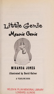 Cover of: Meanie Genie (Little Genie)