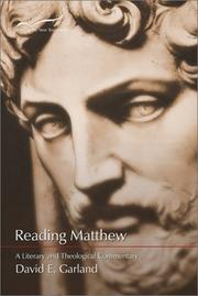 Cover of: Reading Matthew