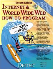 Cover of: Internet & World Wide Web How to Program (2nd Edition)