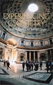 Cover of: Experiencing Geometry | David W. Henderson
