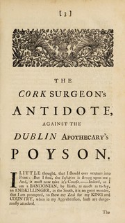 Cover of: The Cork surgeon