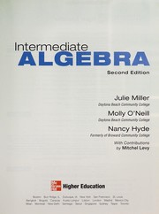Cover of: Intermediate Algebra | miller