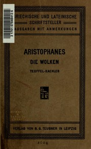 Cover of: Die Wolken des Aristophanes by Aristophanes