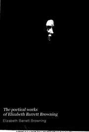 Cover of: The poetical works of Elizabeth Barrett Browning. | Elizabeth Barrett Browning