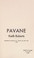 Cover of: Pavane.