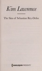 Cover of: The sins of Sebastian Rey-Defoe by Kim Lawrence