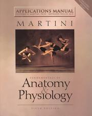 Cover of: Applications Manual Fundamentals of Anat by Frederic Martini