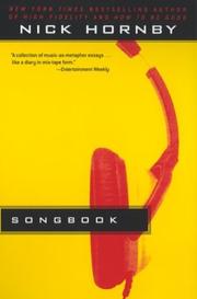 Cover of: Songbook by Nick Hornby
